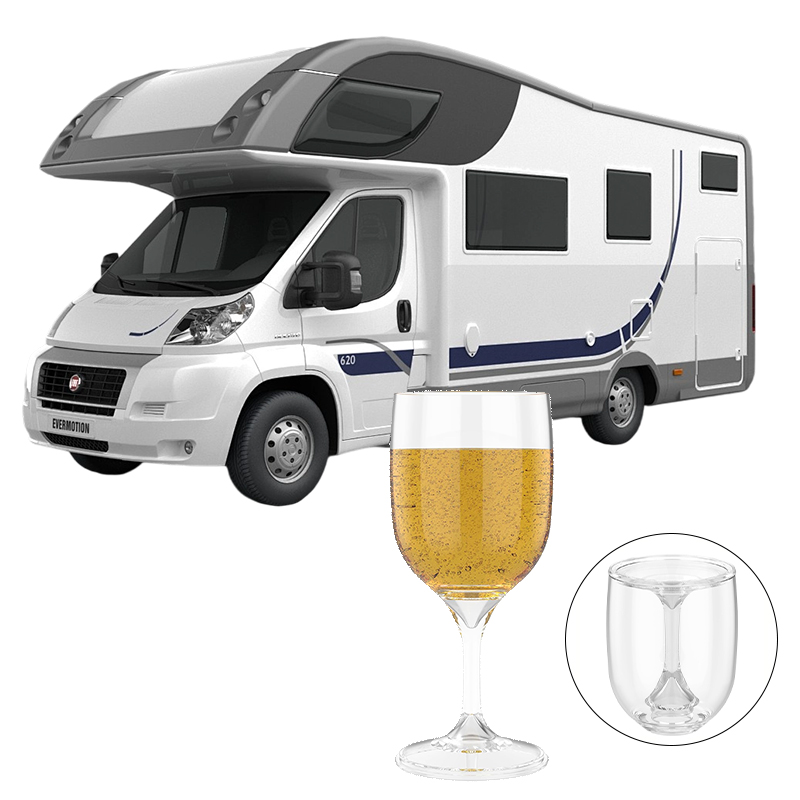 Wine & Beer Emporium - Verre à vin Portable pour camping-car,