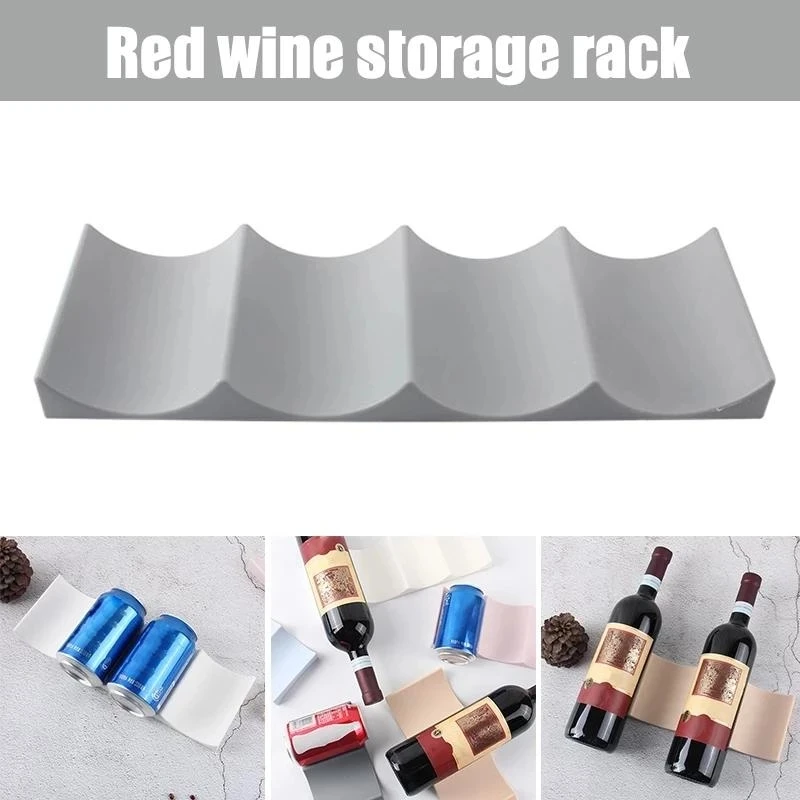 Wine Beer Refrigerator - Porte-bouteilles de vin empilable, organisateur de
