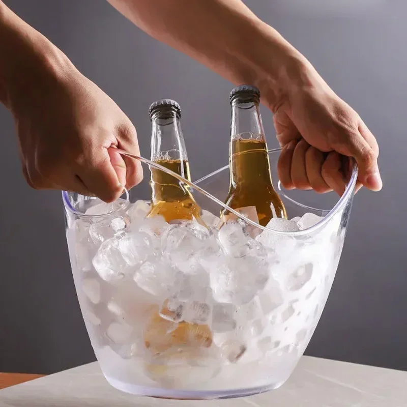 Seau à glace transparent 4/8L, - Wine Beer Refrigerator avis et prix