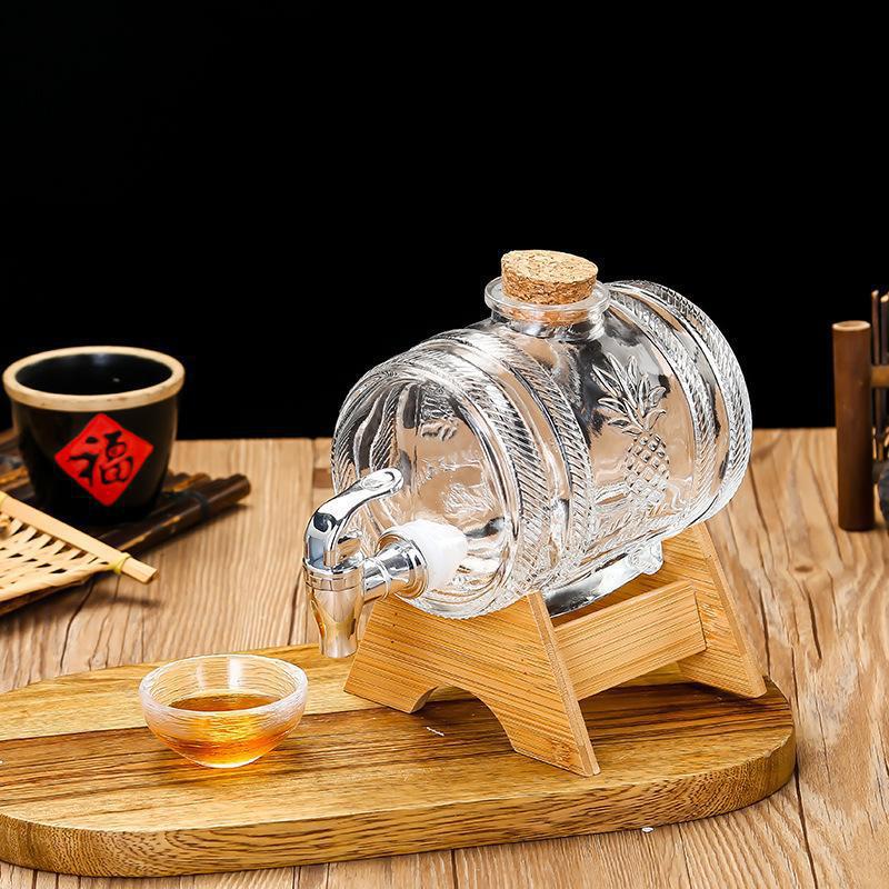 Baril de whisky en verre 1L, b - Wine Beer The Whiskey avis et prix