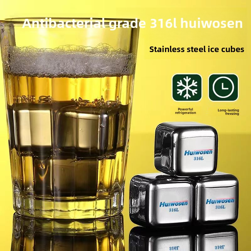 Cubes de glace en acier inoxyd - Wine Beer The Whiskey avis et prix